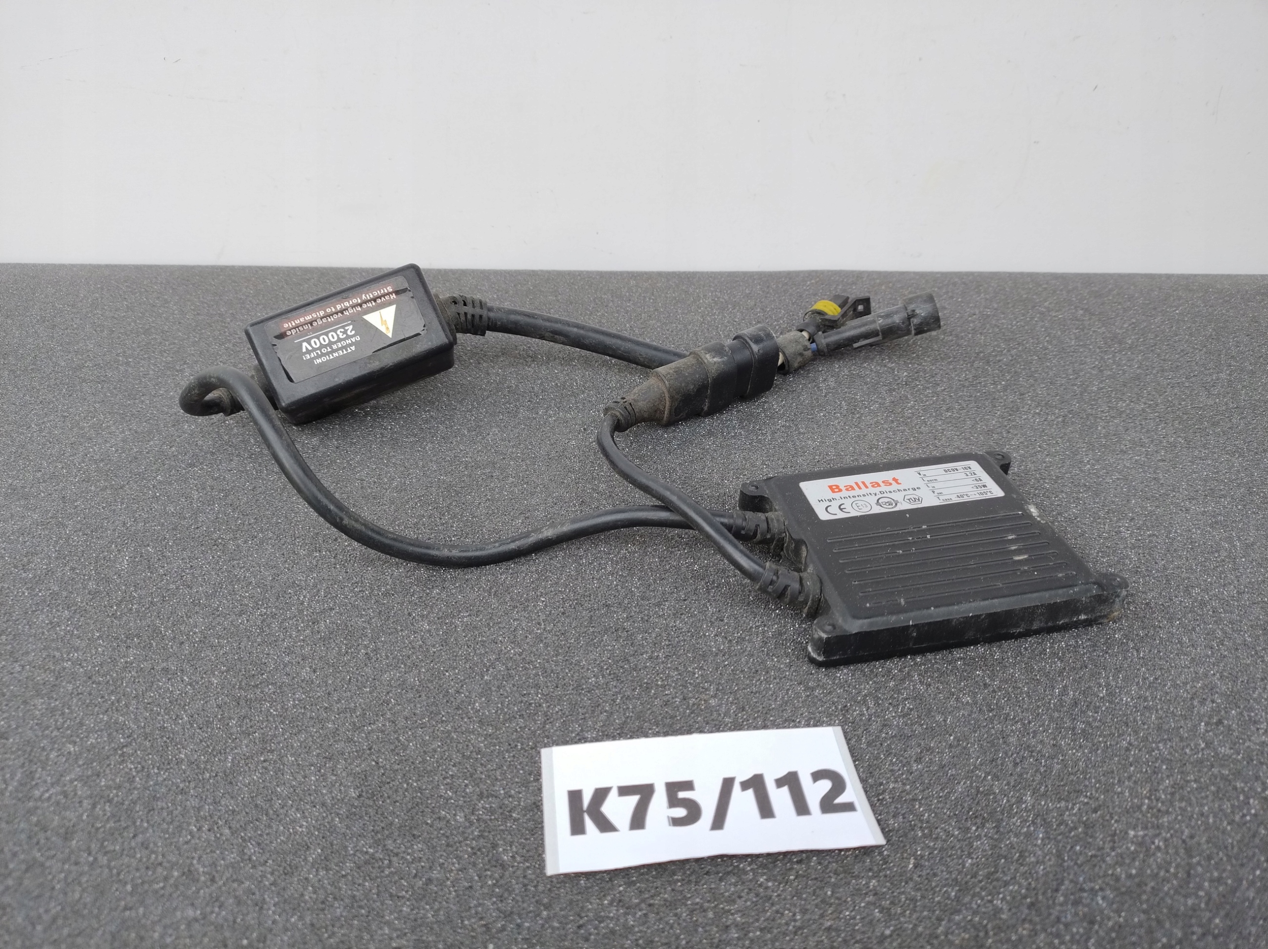 control unit XENON BALLAST DC9V-16V 35W universal K75/112