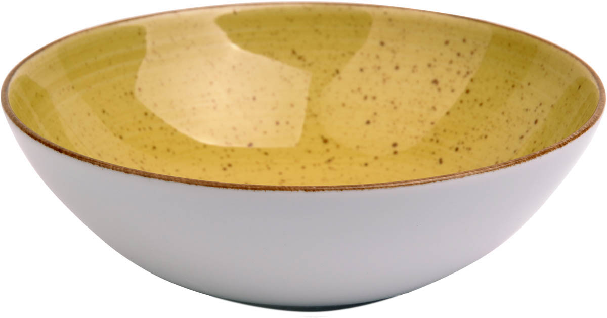 

Lubiana żółty talerz głęboki 18cm Boss 6630J/12