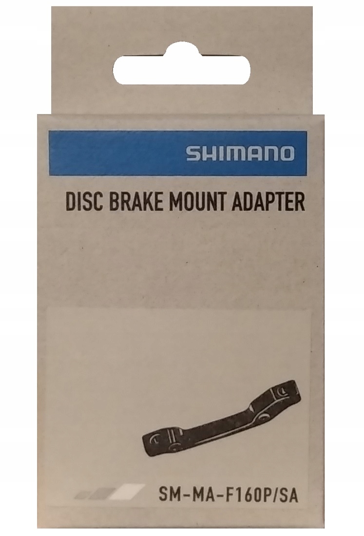 Adapter SHIMANO hamulca przód PM/IS 160mm 6'' F160 Stan opakowania oryginalne