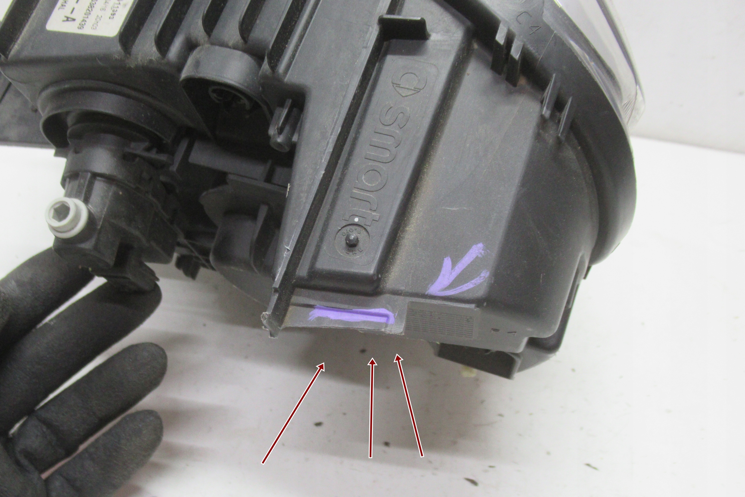SMART FORFOUR 16R light right front EU A4538201439