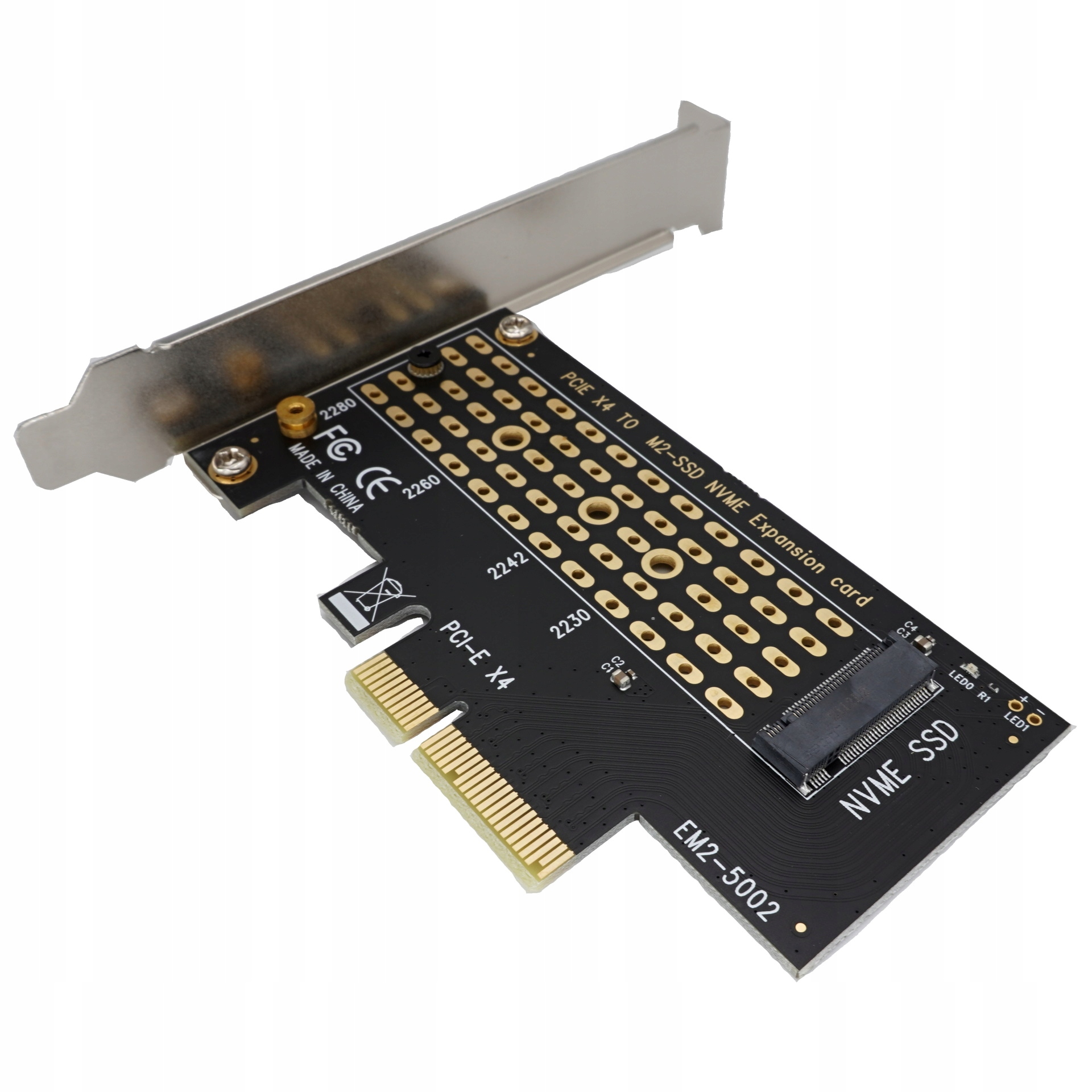 

Adapter PCI-e x4 Ssd karta m.2 NVMe przejściowka