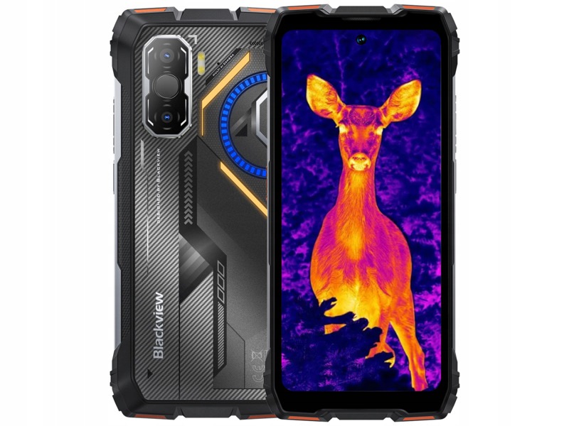 Smartfon Blackview Rock 3 Thermal 8/256GB 6.78' 120Hz Pomarańczowy