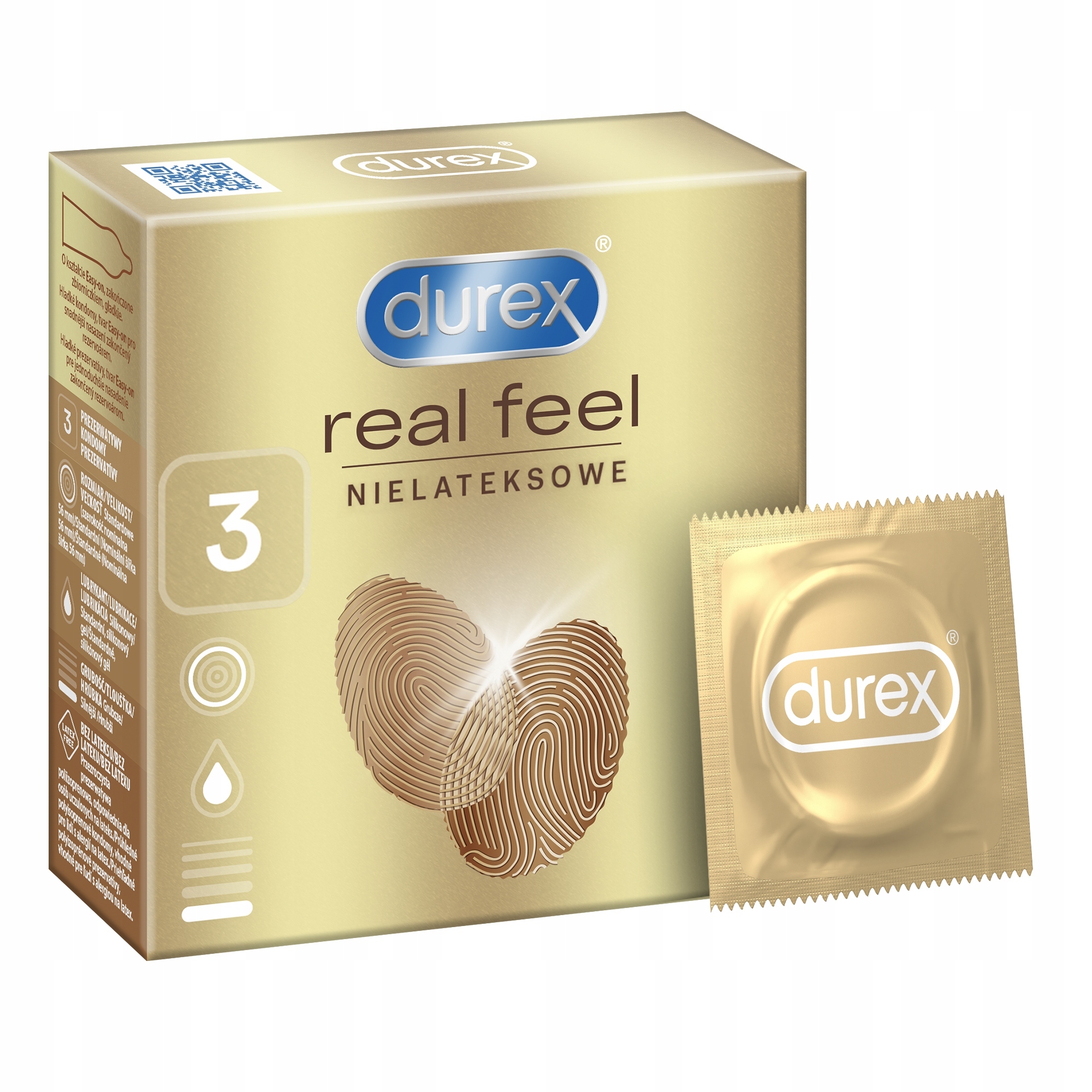 

Durex prezerwatywy 3 szt Real Feel bez lateksu