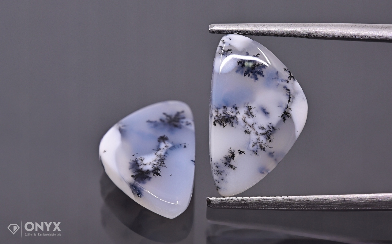 Dendritový achát z Turecka konvexní destička Para niere