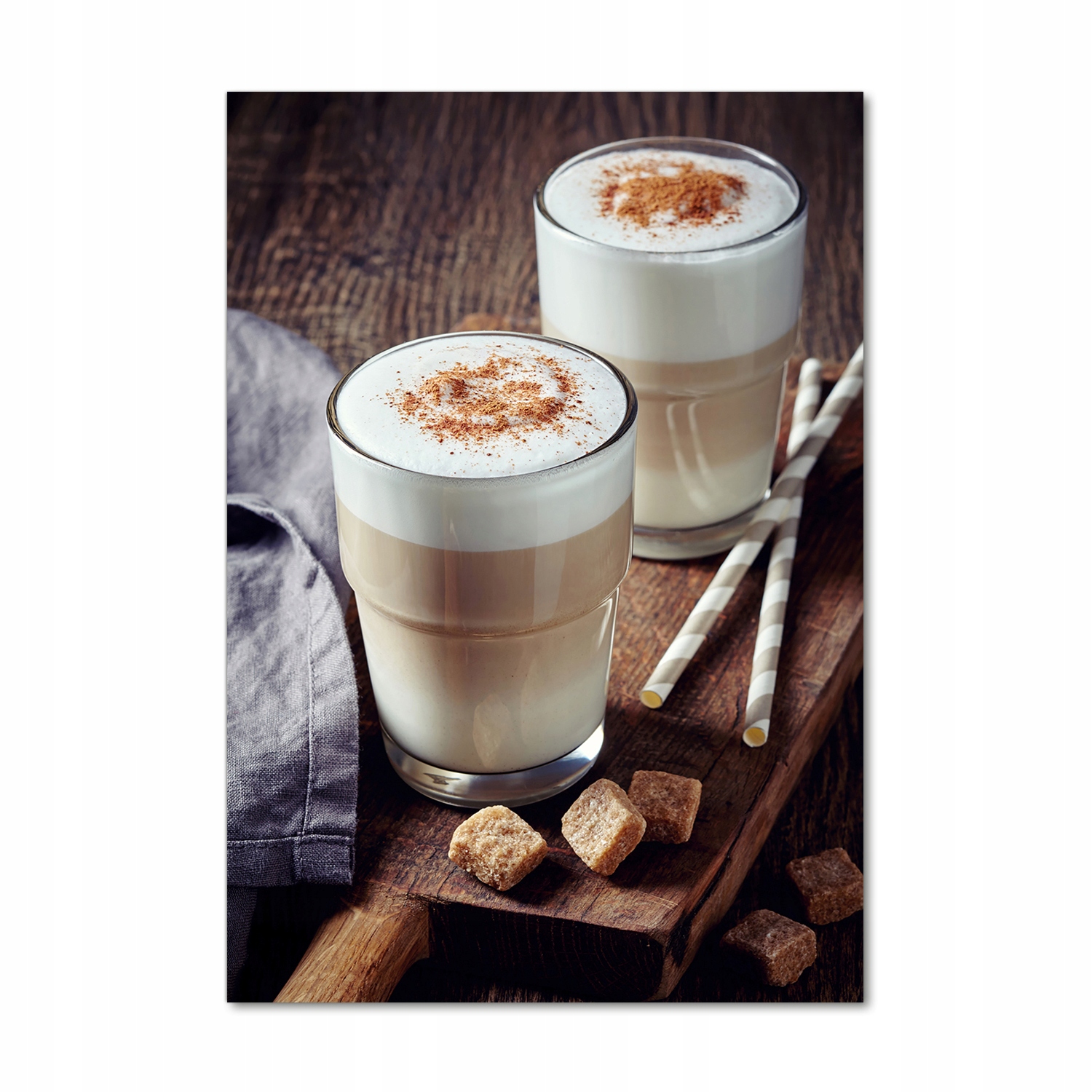 

Foto obraz akrylowy na ścianę Kawa latte 70x100cm