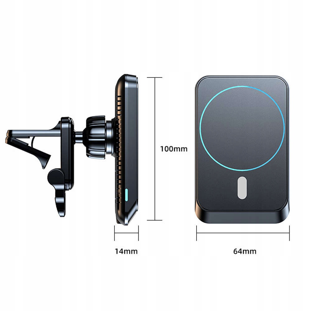 SAMOCHODOWY UCHWYT ŁADOWARKA INDUKCYJNA DO MAG SAFE EAN (GTIN) 5907765687710