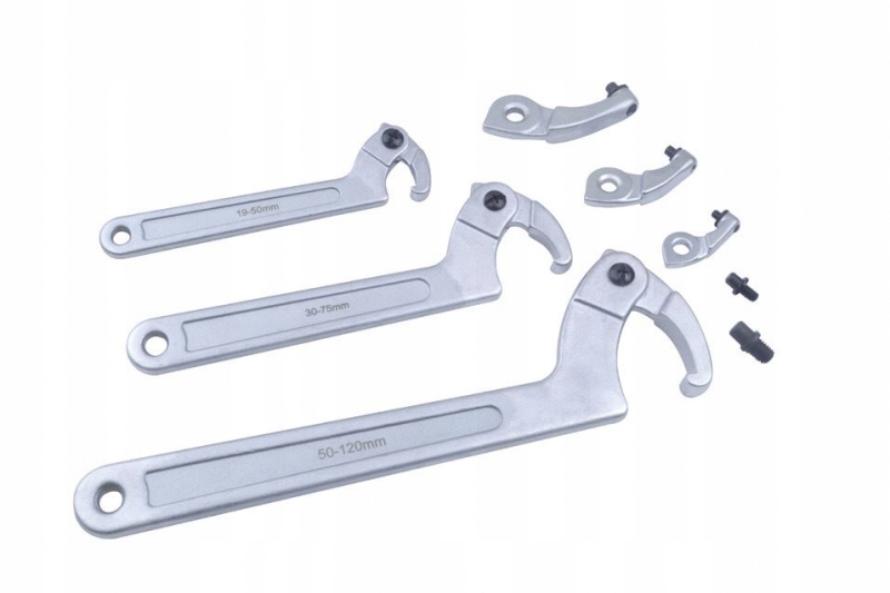 Zestaw Kluczy Hakowych 35-120 mm Quatros QS80422