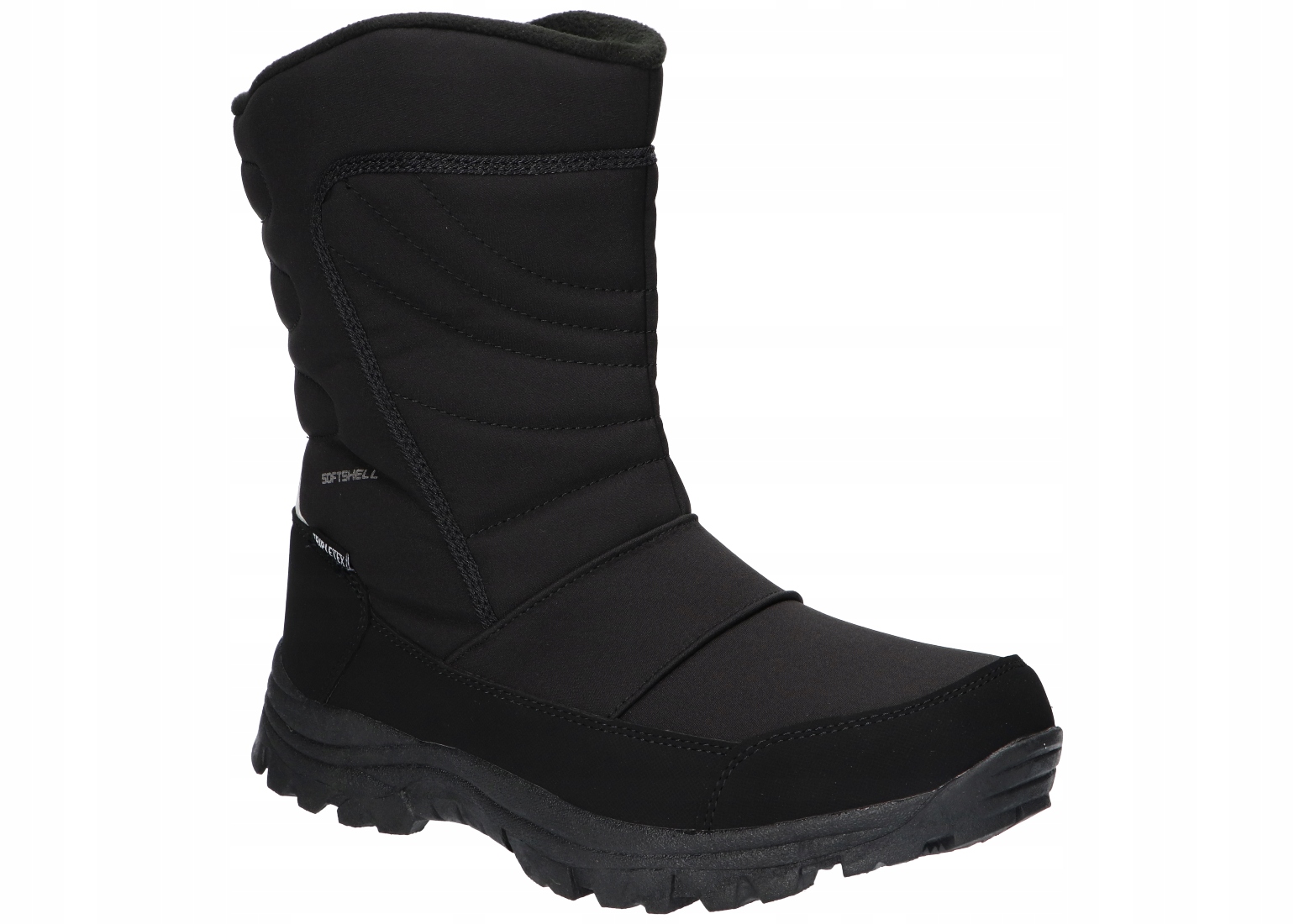 American Club SN38 Zateplené Sněhule Trapery Pánské Zimní Boty Černé 46