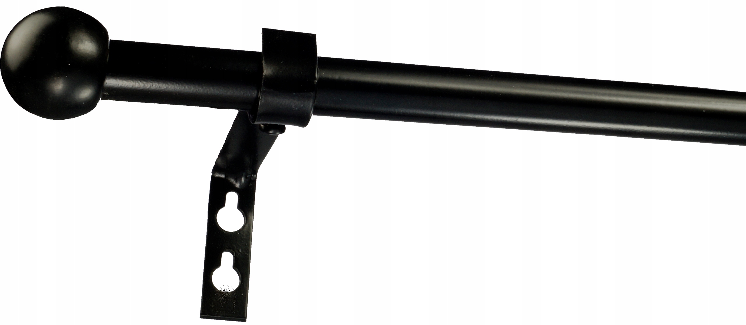 Karnisz PRO metal fi16 pojedynczy 280 cm bez kółek Rodzaj karnisza pojedynczy