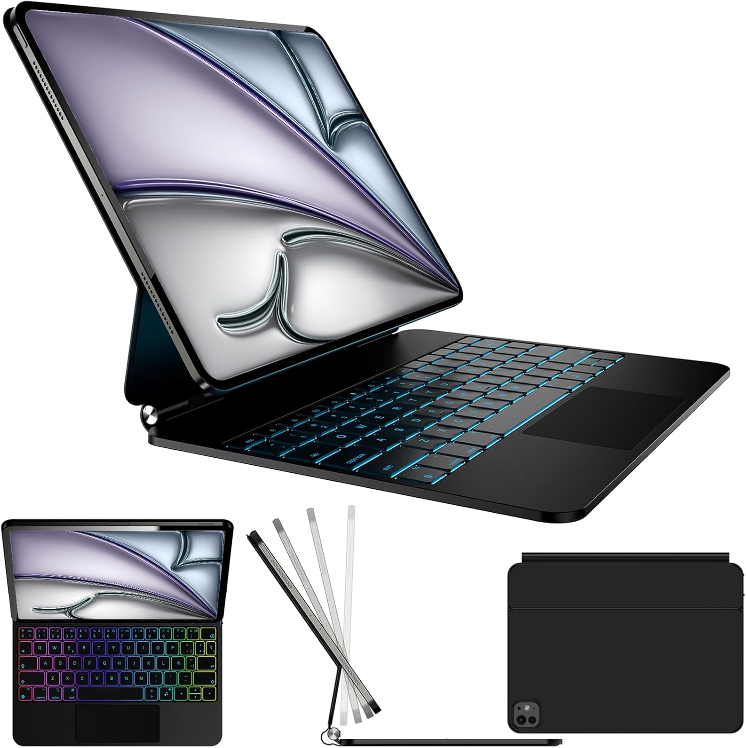 Klávesnica Pre Ipad Pro 12.9 13'' Dracool Magnetické Puzdro Case Touchpad Pp