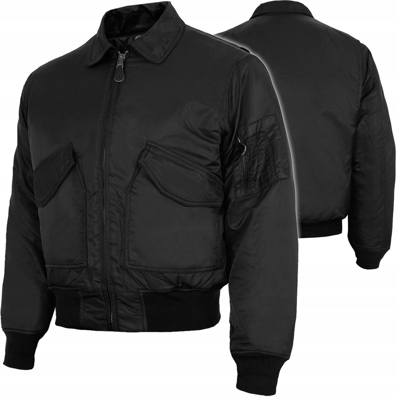 Pilotní bunda Cwu Brandit Flayers Flek MA1 Asg Černá 5XL