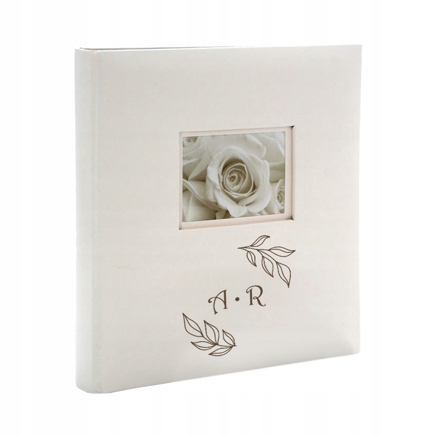 DUŻY ŚLUBNY ALBUM PERSONALIZOWANY WKLEJANY 100 CZARNYCH STRON
