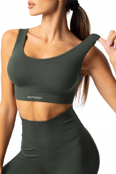 Spaio Dámská sportovní podprsenka Fitness Innergy Flex 2.0 khaki XL