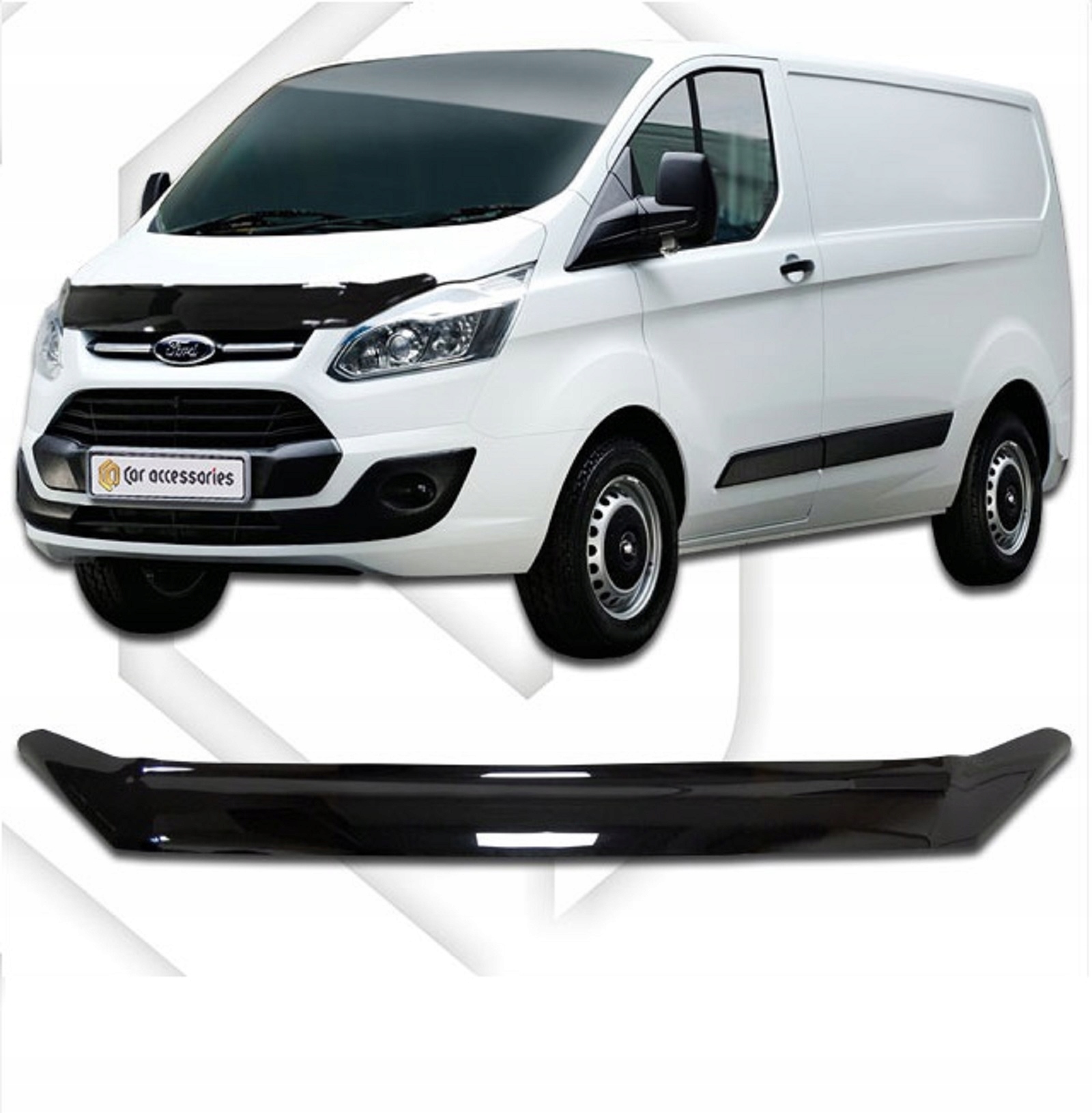 OWIEWKA MASKI PRZEDNIEJ FORD TRANSIT CUSTOM 2013