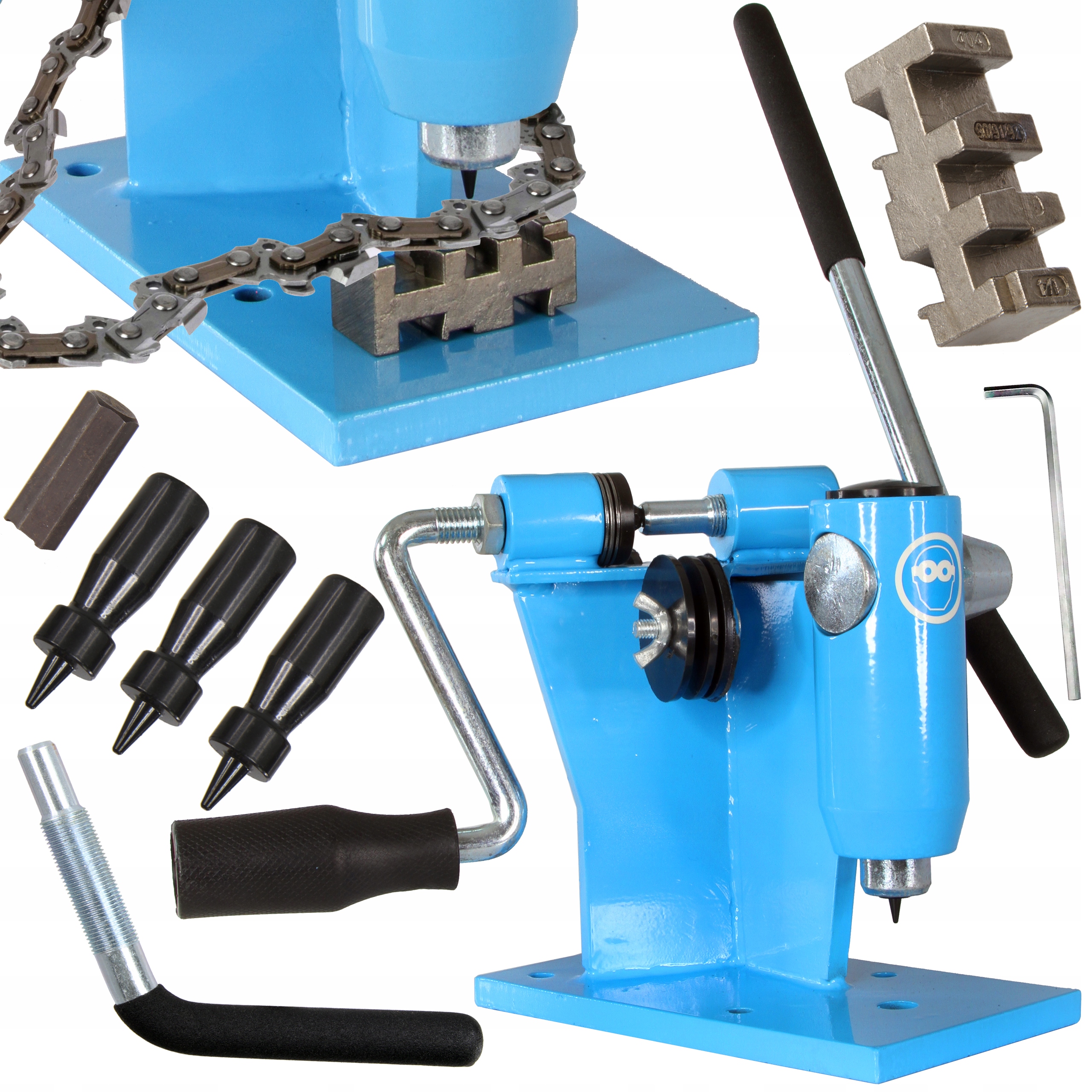 Niciarka Z Praską Do Łańcuchów 2W1 Nitowanie I Roznitowywanie Łańuchów