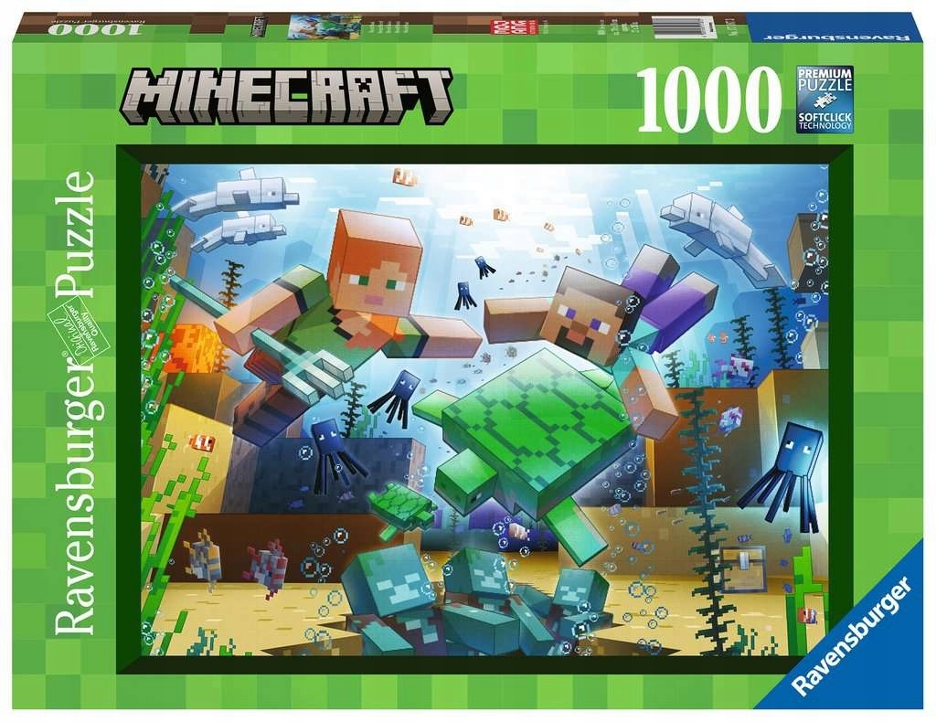 

Ravensburger, Puzzle 1000: Minecraft Mozaika (1718