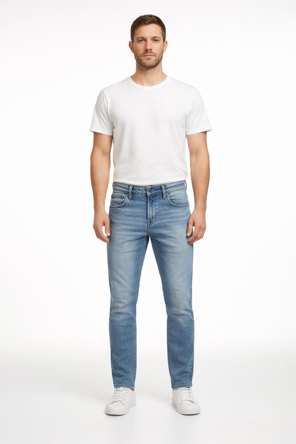 Pepe Jeans Modré Džíny S Oděrkami Pánské 30/32 Awa