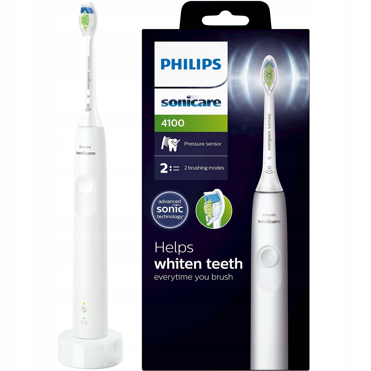 Szczoteczka Soniczna Elektryczna Do Zębów Philips Sonicare HX3681/33 Biała