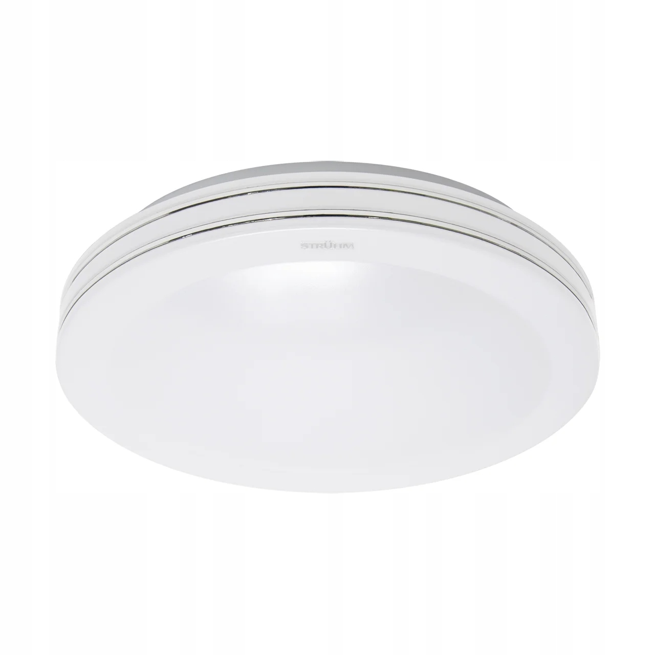 Moderní bílý stropní svítidlo Soleo Ø40 cm Led 24W IP44 do koupelny Struhm