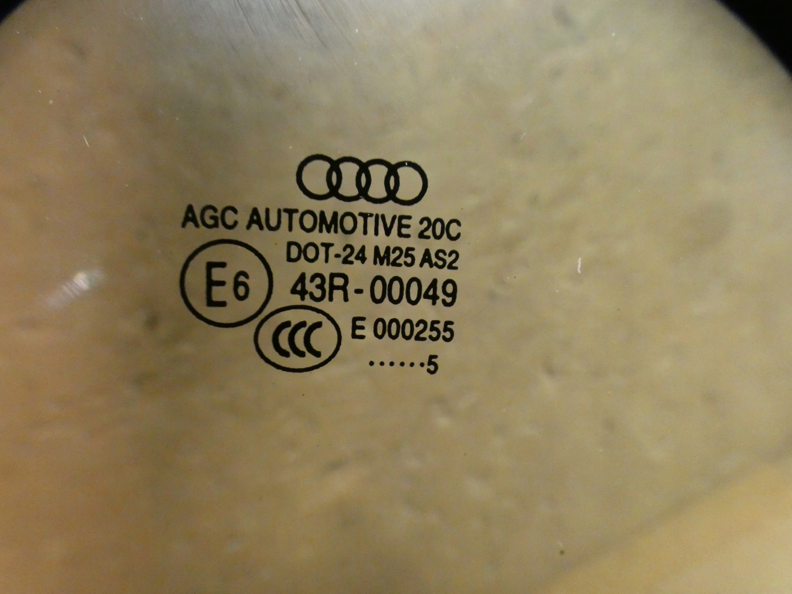 window left right rear AUDI A3 8V CABRIO 2015r