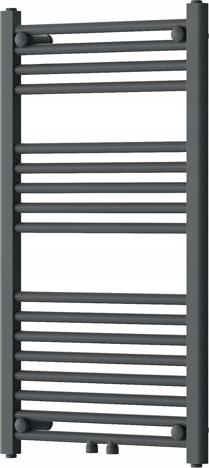 Koupelnový radiátor vodní Mexen 370 W 500 x 900 mm šedý