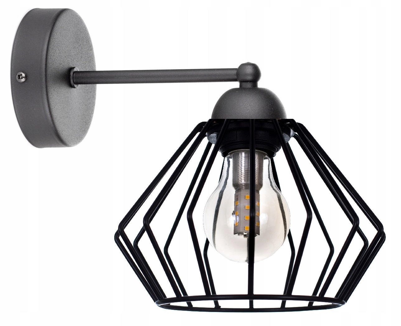 

Lampa Wisząca Sufitowa Żyrandol Brylant Loft Drut