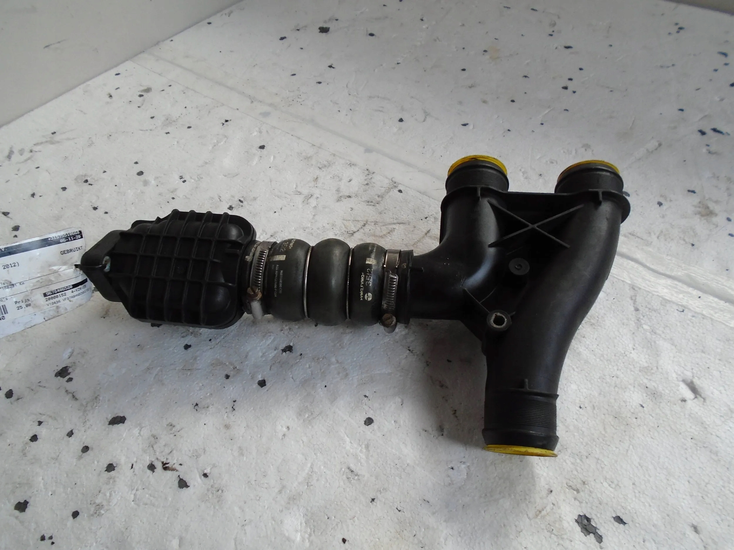 pipe wiring air 9678406580 Peugeot Partner