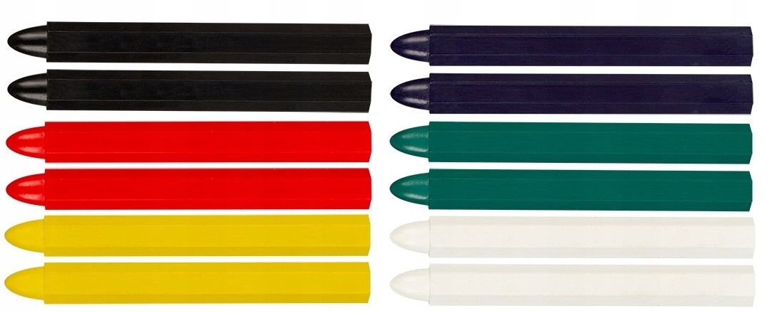 KREDA TECHNICZNA DO ZNAKOWANIA RÓŻNE KOLORY 12 SZT Typ kreda