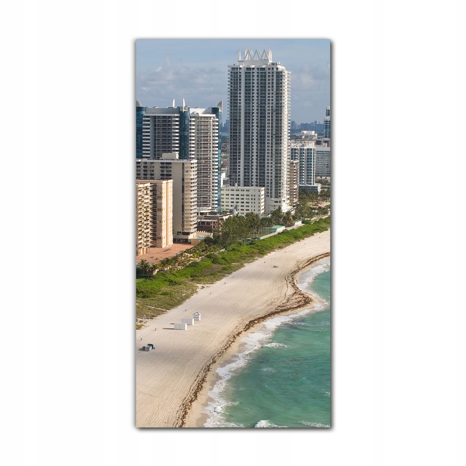 

Foto-obraz szklany do salonu 70x140 Miami budynek