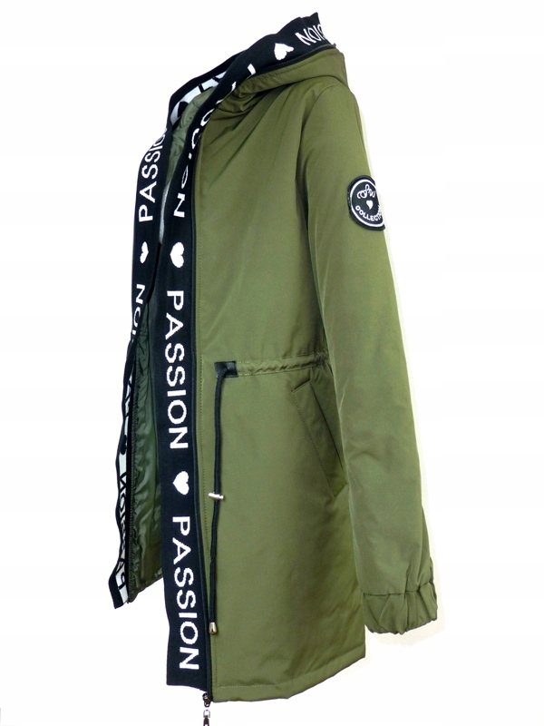 WIOSENNA Kurtka Parka PA Damska KOLORY _ XS Rękaw długi rękaw