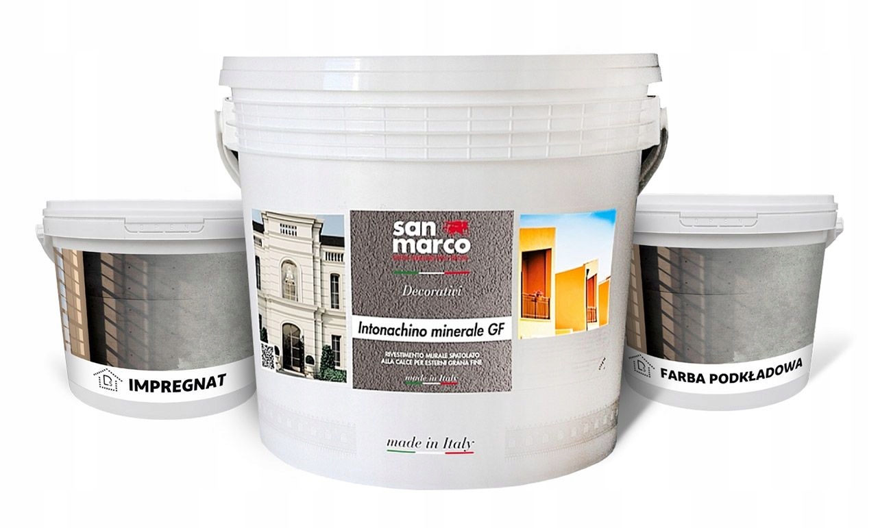 Betonová architektonická dekorativní omítka 10 m2 Beton+grunt+lakier San Marco