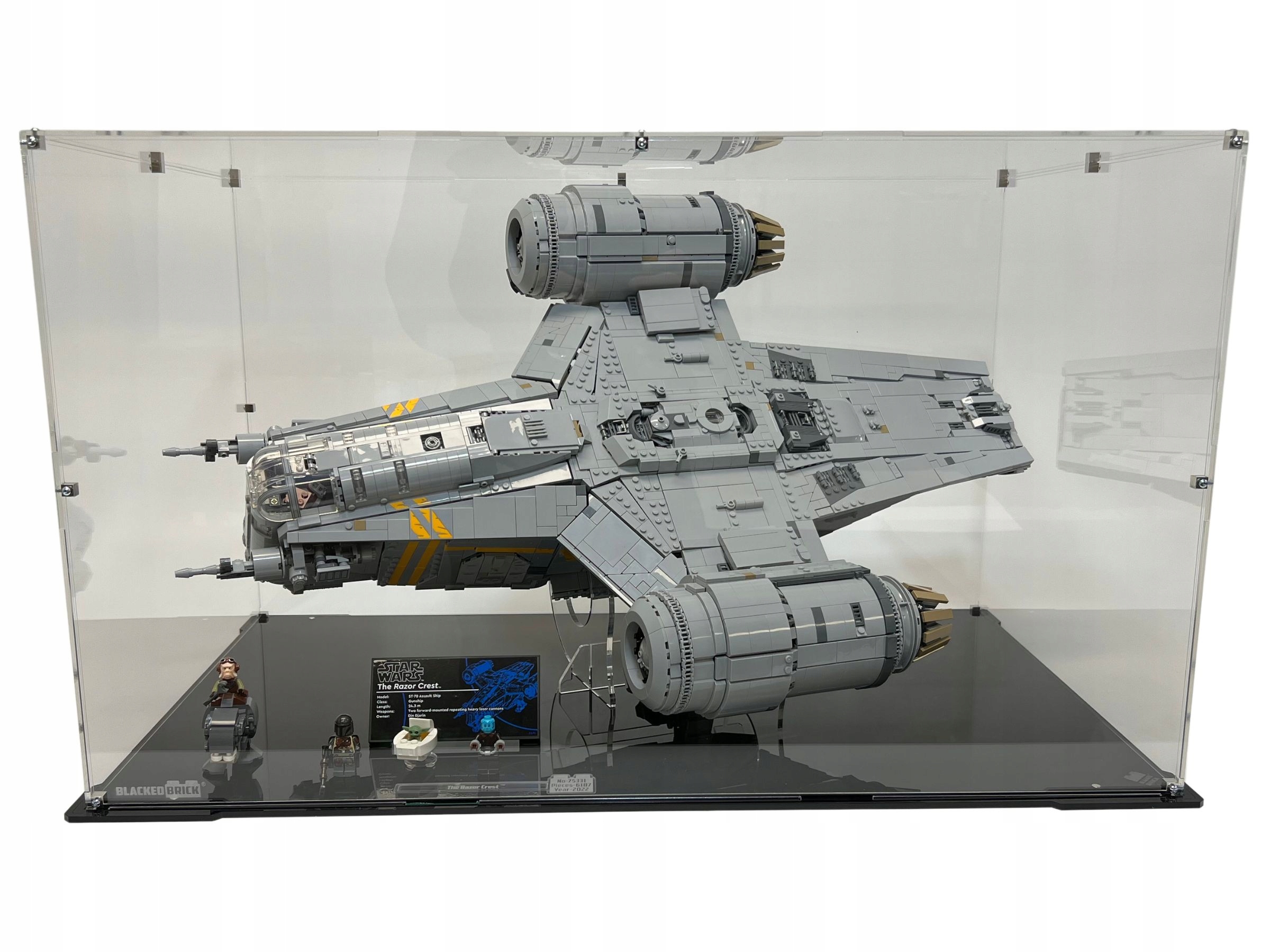 Vitrína Blacked Brick pre Lego Star Wars 75331 Pílový list