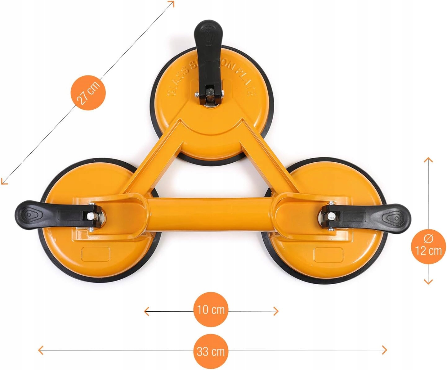 POTRÓJNA PRZYSSAWKA DO SZYB 2sztk. amazy OPIS EAN (GTIN) 5904183600901