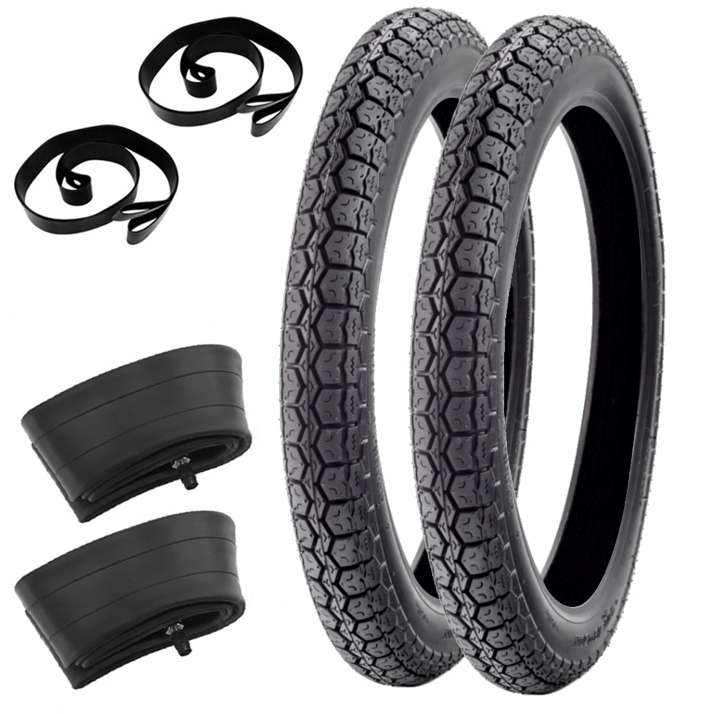 

2 X Opona Dętka 18 X 3.00 3,00-18 Wsk 125 Shl Jawa