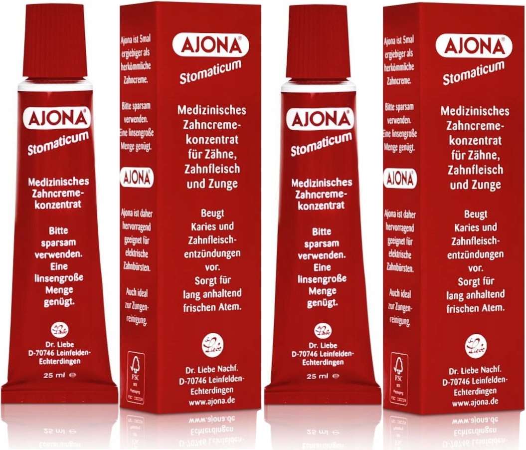 

Ajona Pasta do Zębów Koncentrat Medyczny 2x25ml De