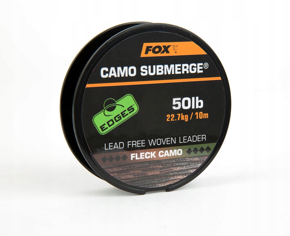 Plecionka Leader Edges Submerge Camo 50lbs 10m Fox