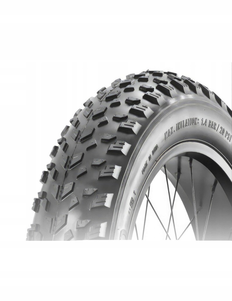 Opona Fatbike Zooka 20x4.00 1mm Antyprzebiciowa