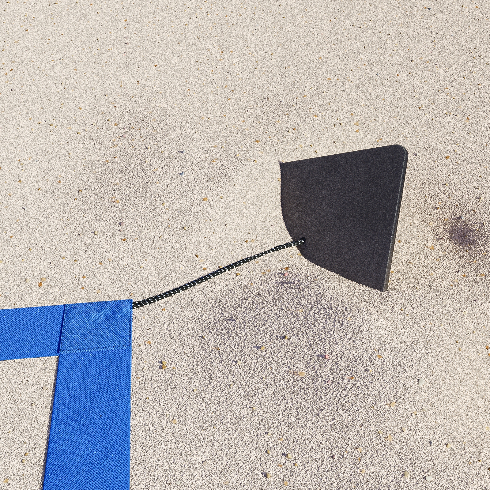 LINIE DO BOISKA SIATKÓWKI PLAŻOWEJ 16X8 NIEBIESKIE Długość siatki 8.5 m