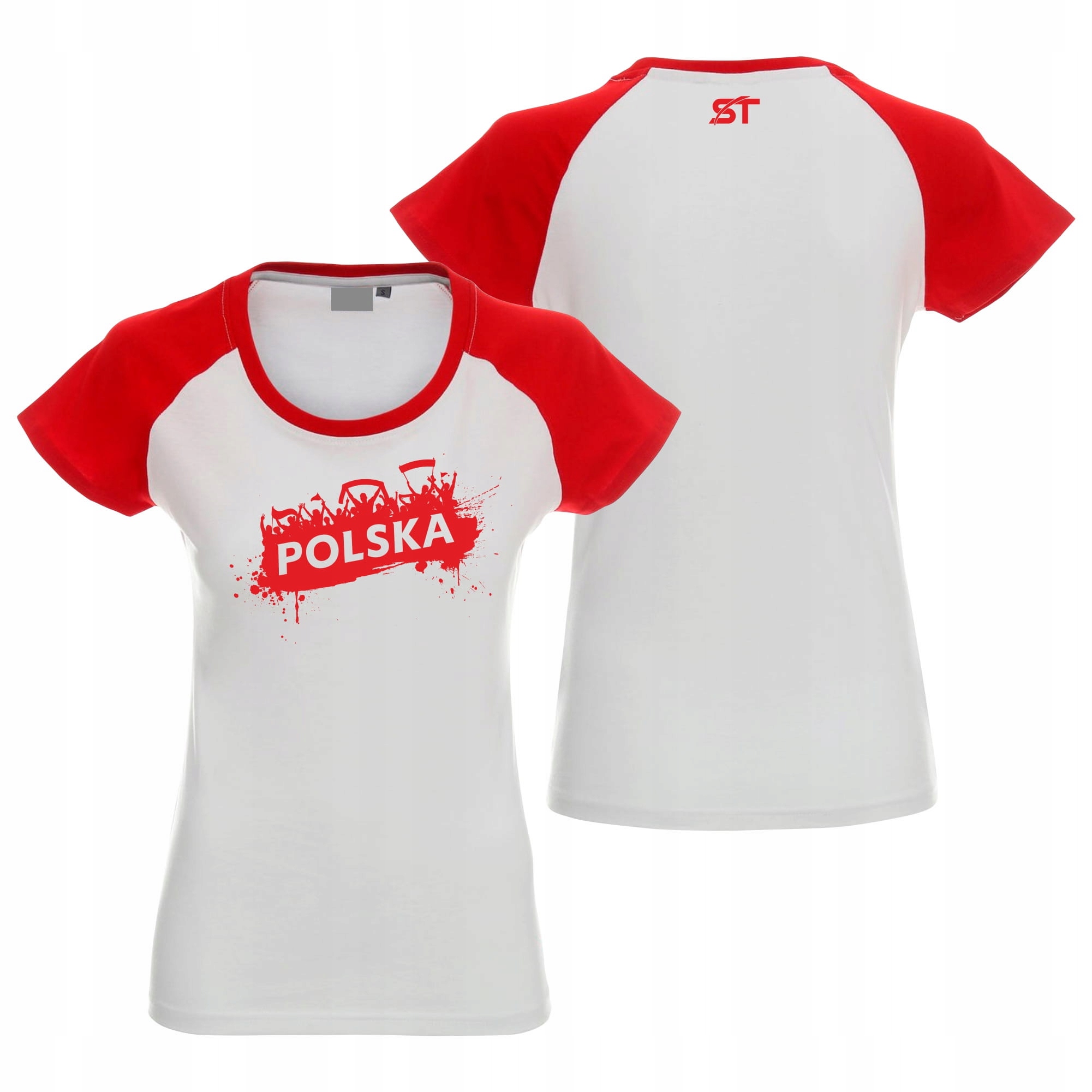 POLSKA REPREZENTACJA KOSZULKA DAMSKA KIBICA POLSKI T-SHIRT DAMSKI