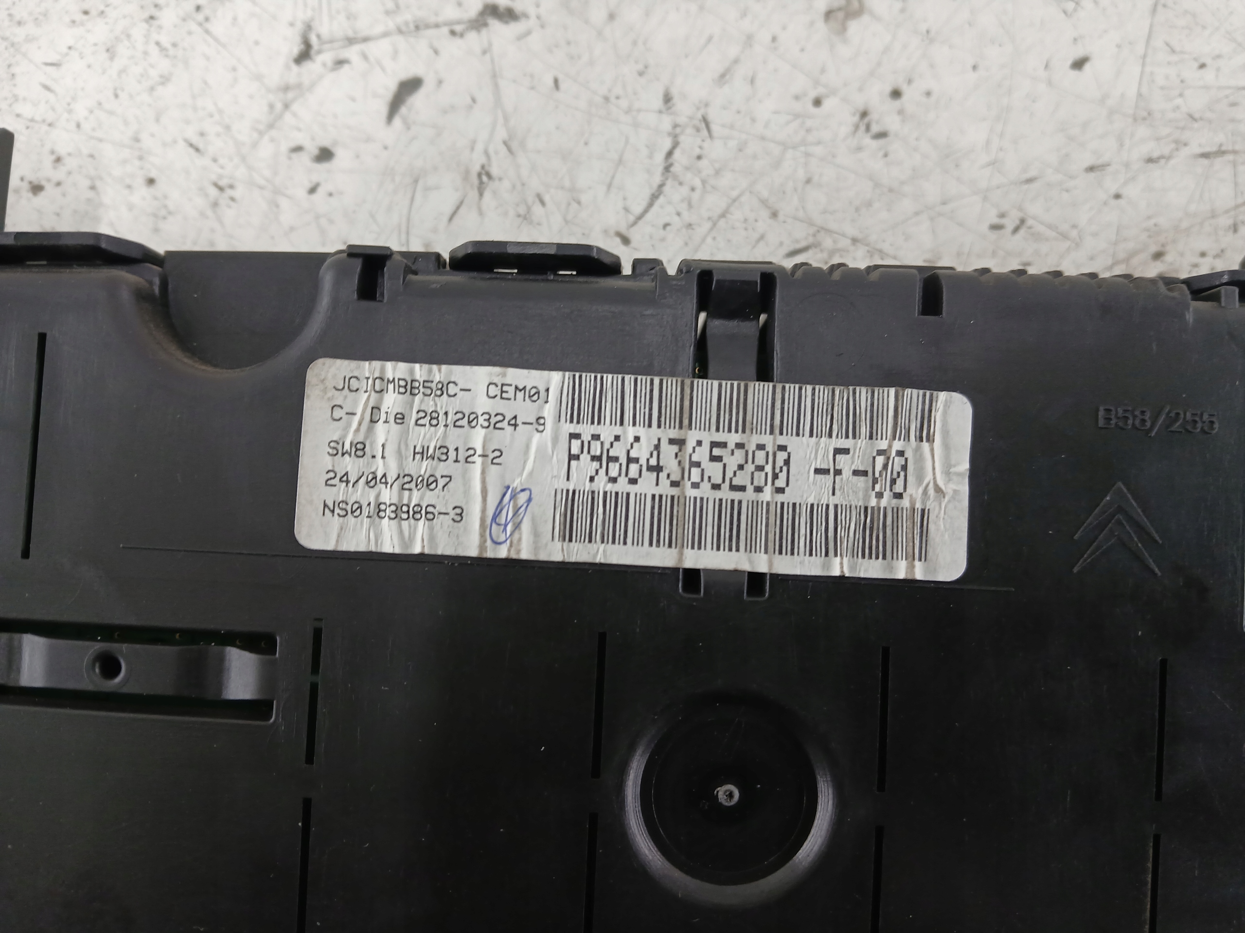 CITROEN C4 PICASSO e MONITOR Display P9664365280F