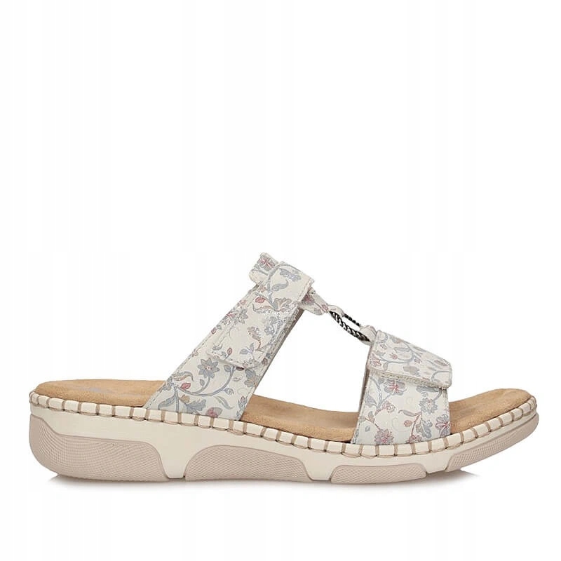 Nazouváky pantofle Rieker 66292-90 barevné, zasouvací na suchý zip