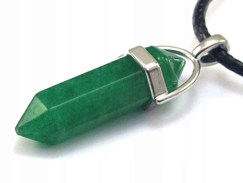 

Wisiorek kamień Jadeit Malajski naszyjnik [W148]