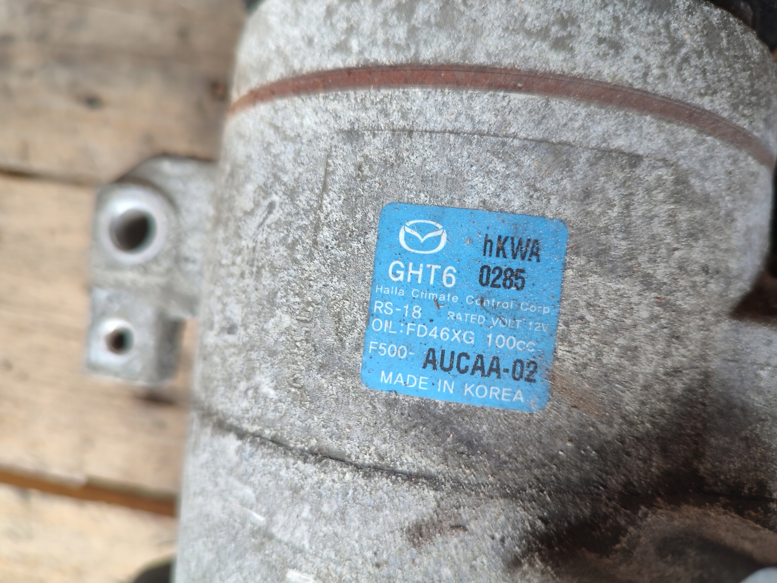 Klimakompressor klimaanlage Mazda 2.2 F500-AUCAA-02