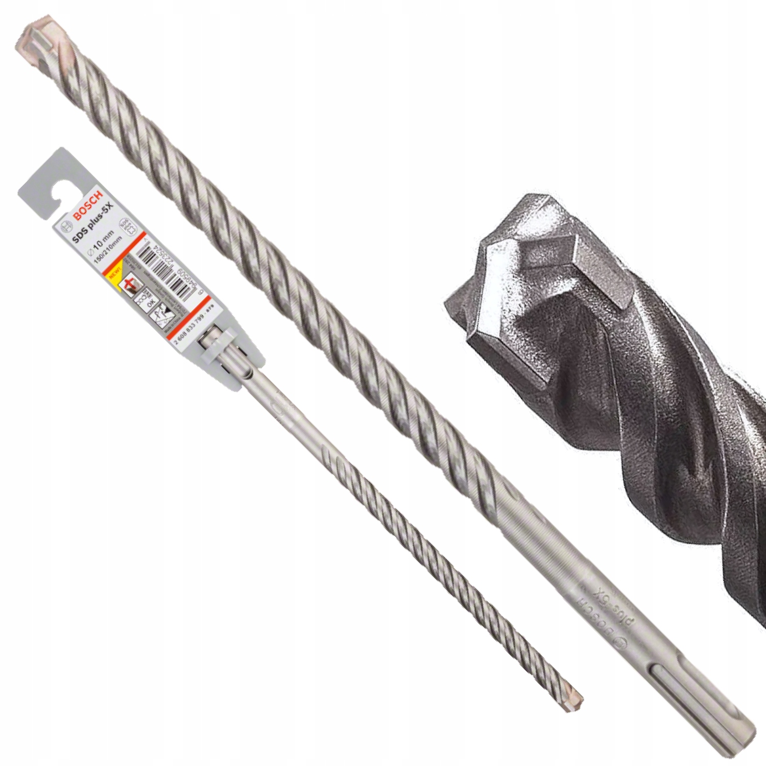 

Bosch Wiertło do betonu 10x150x210mm Sds plus-5X
