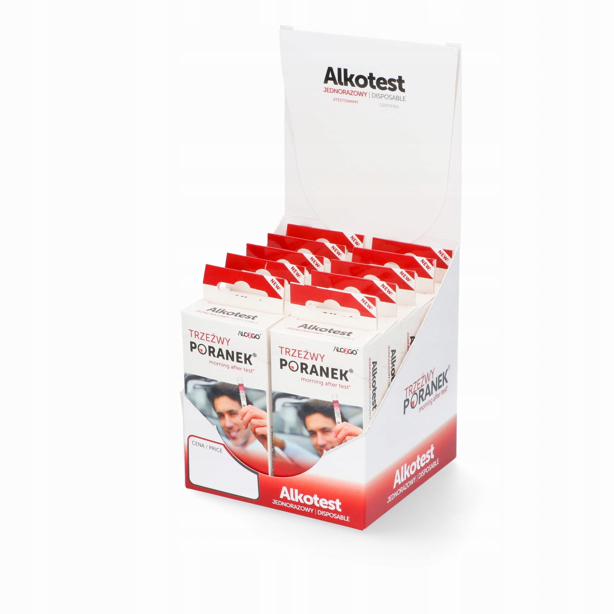 

Alkotest Alkomat jednorazowy 10 szt Dokładny