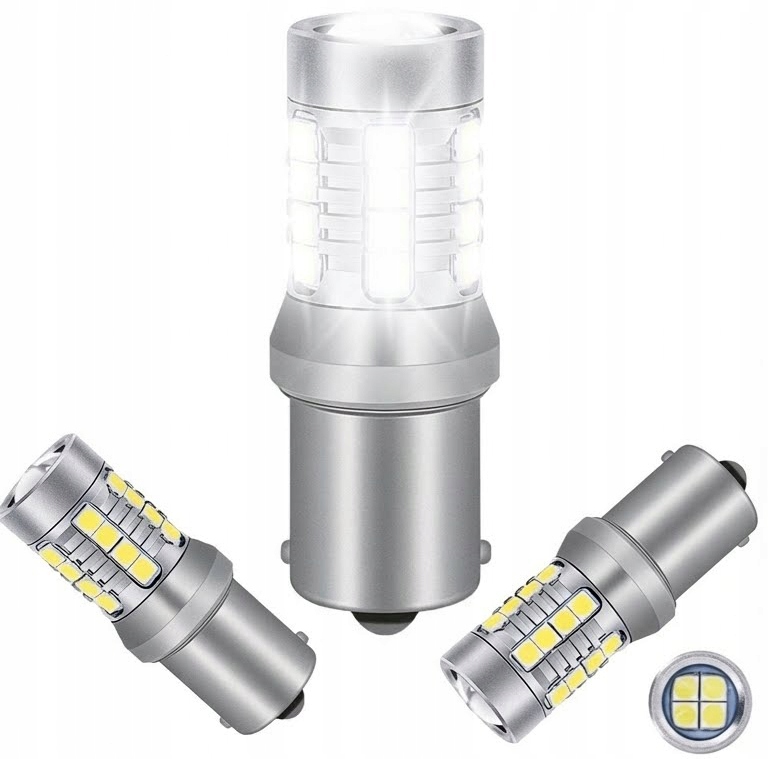 Żarówka Led P21W BA15S 12V 24V Canbus Cofania Wsteczny Cybersun W11 7,5W