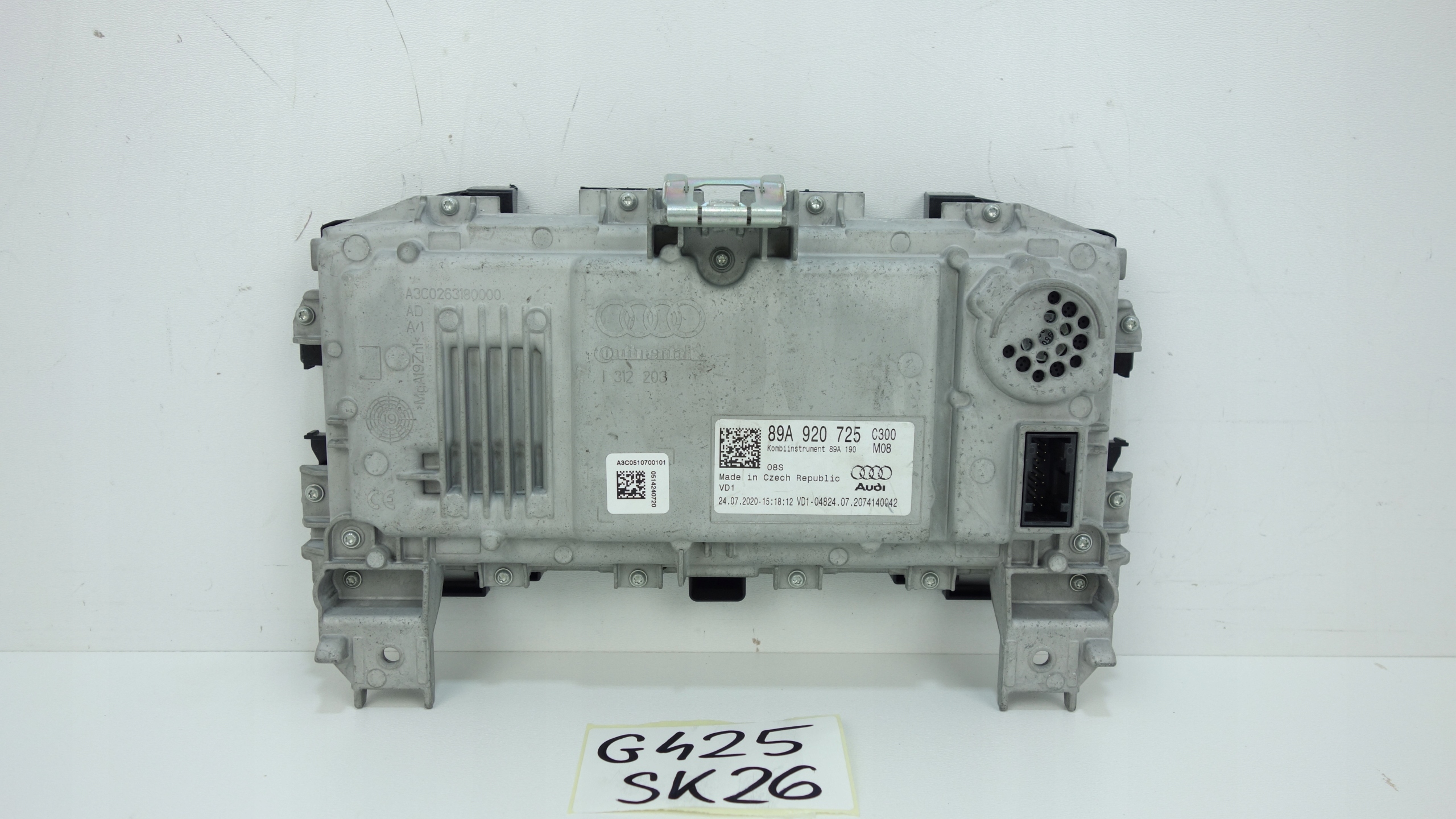 AUDI Q4 E-TRON 2021- VIRTUAL COCKPIT clock dials damaged 89A920725