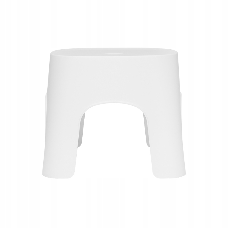 KRZESEŁKO DLA DZIECI PLASTIKOWE SIEDZISKO STOŁEK BIAŁY DZIECIĘCY STABILNY Wysokość siedziska 24.5 cm