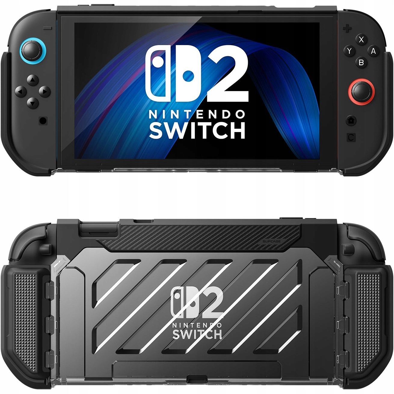 Etui pancerne Supcase do Nintendo Switch 2, case otwierane boki na Joy-Cony