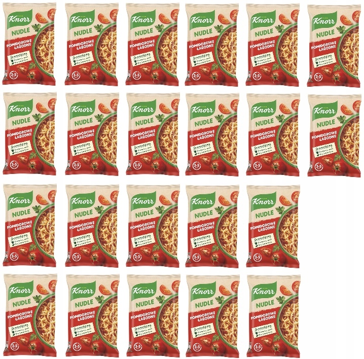 Levně 22 x 65 g Knorr rajčatové nudle jemné Karton
